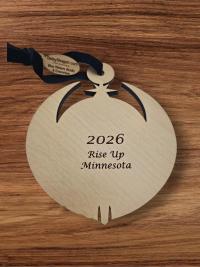 Rebel Loon Christmas Ornament - Rise Up Minnesota 2026