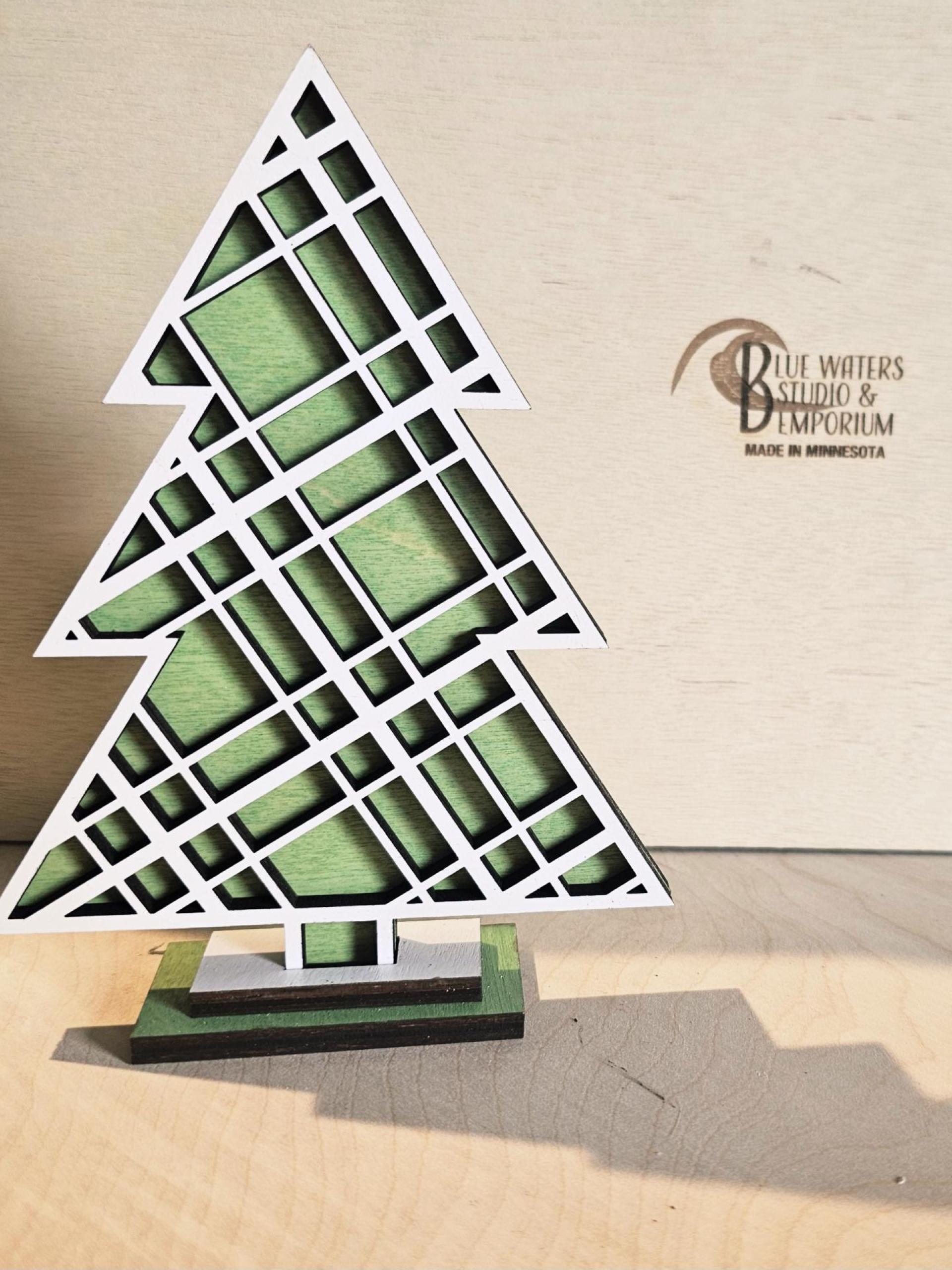 Mix & Match Trees - Diagonal  Plaid