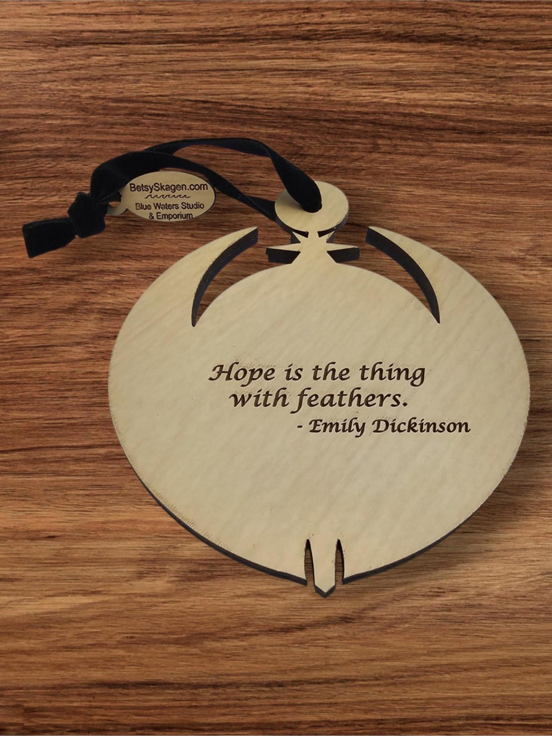 Rebel Loon Christmas Ornament - Bible Verse