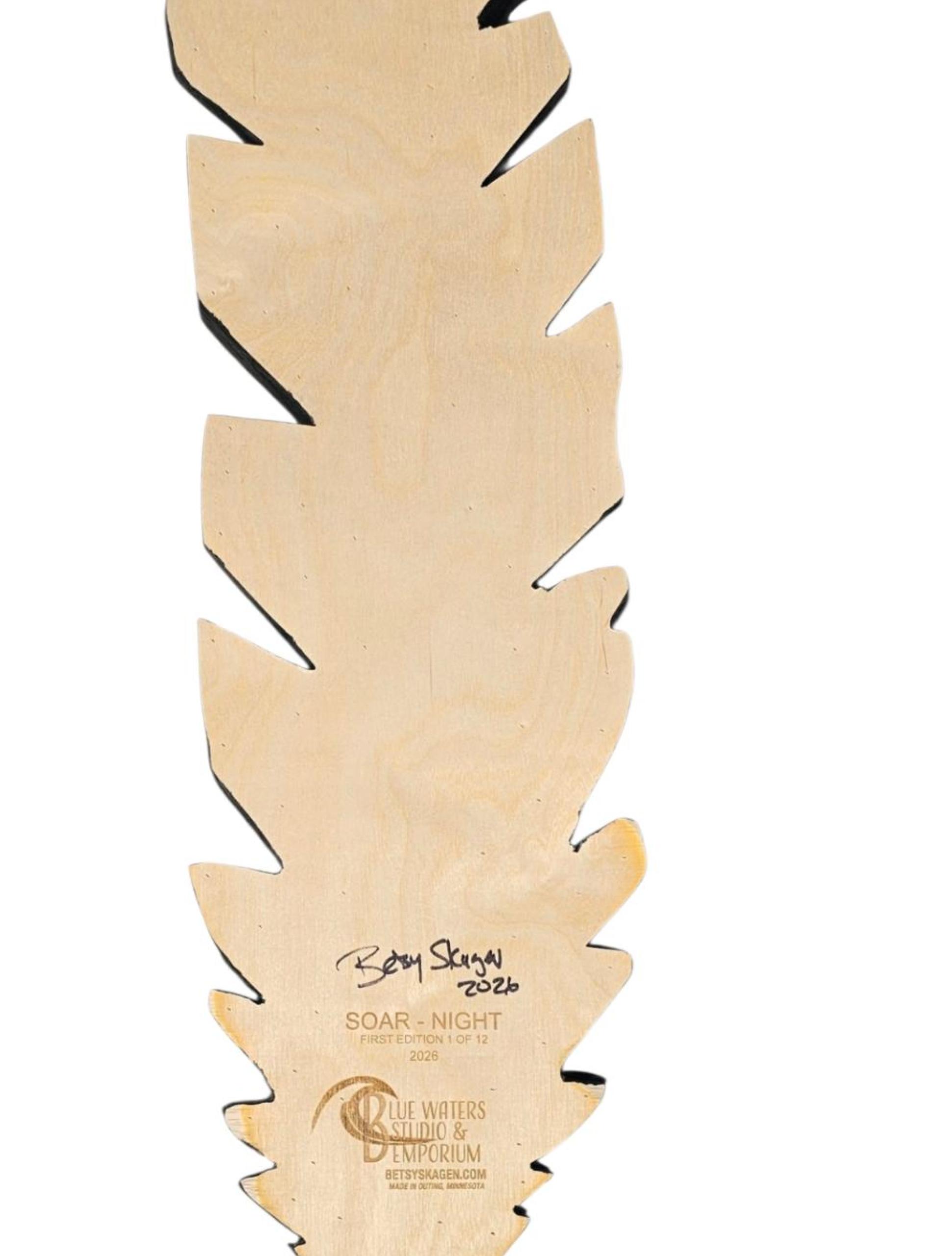 SOLD - Soar - Night Feather First Edition - 1 of 12