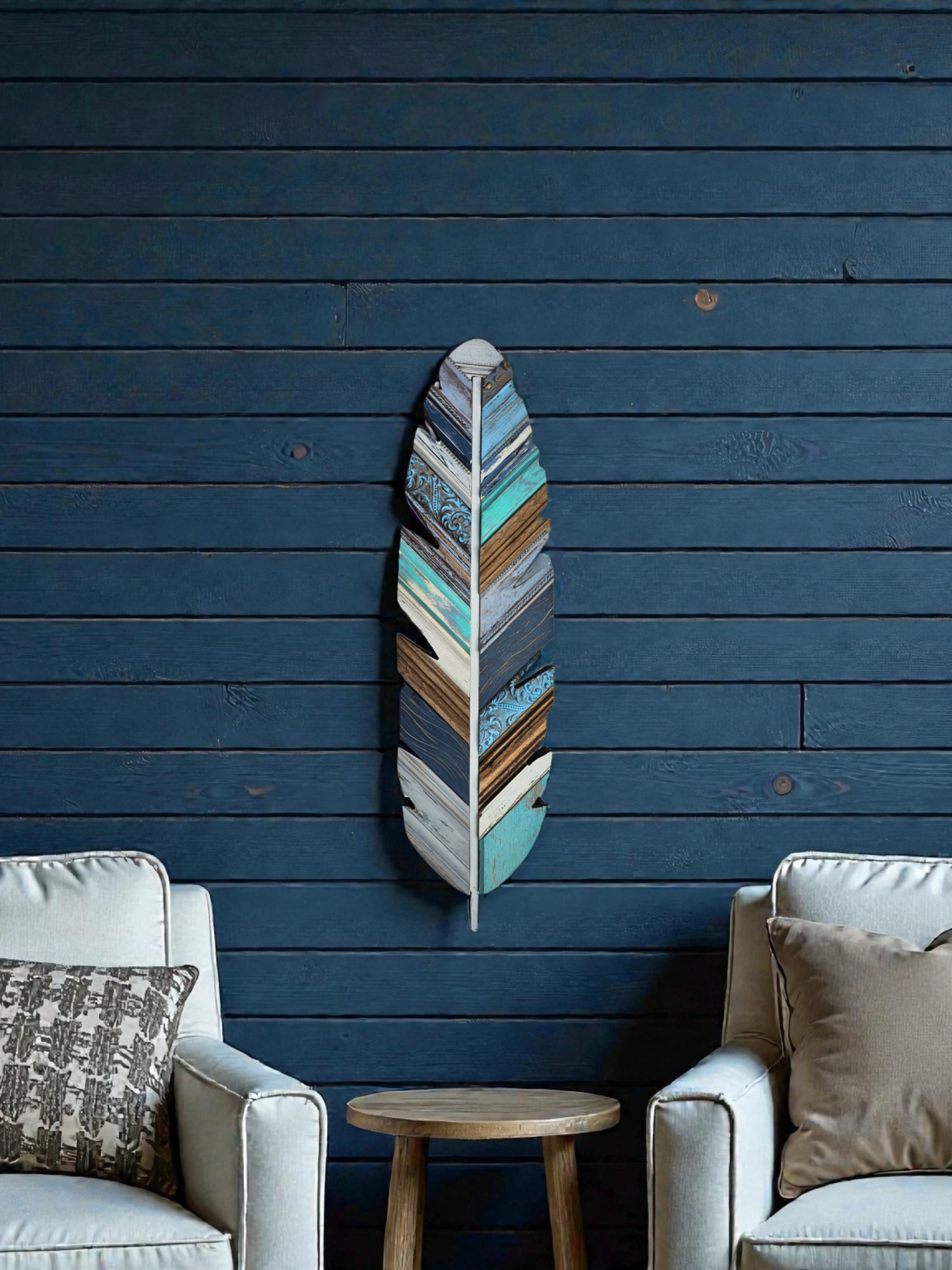 SOLD - Soar - Water Feather - 6 of 9
