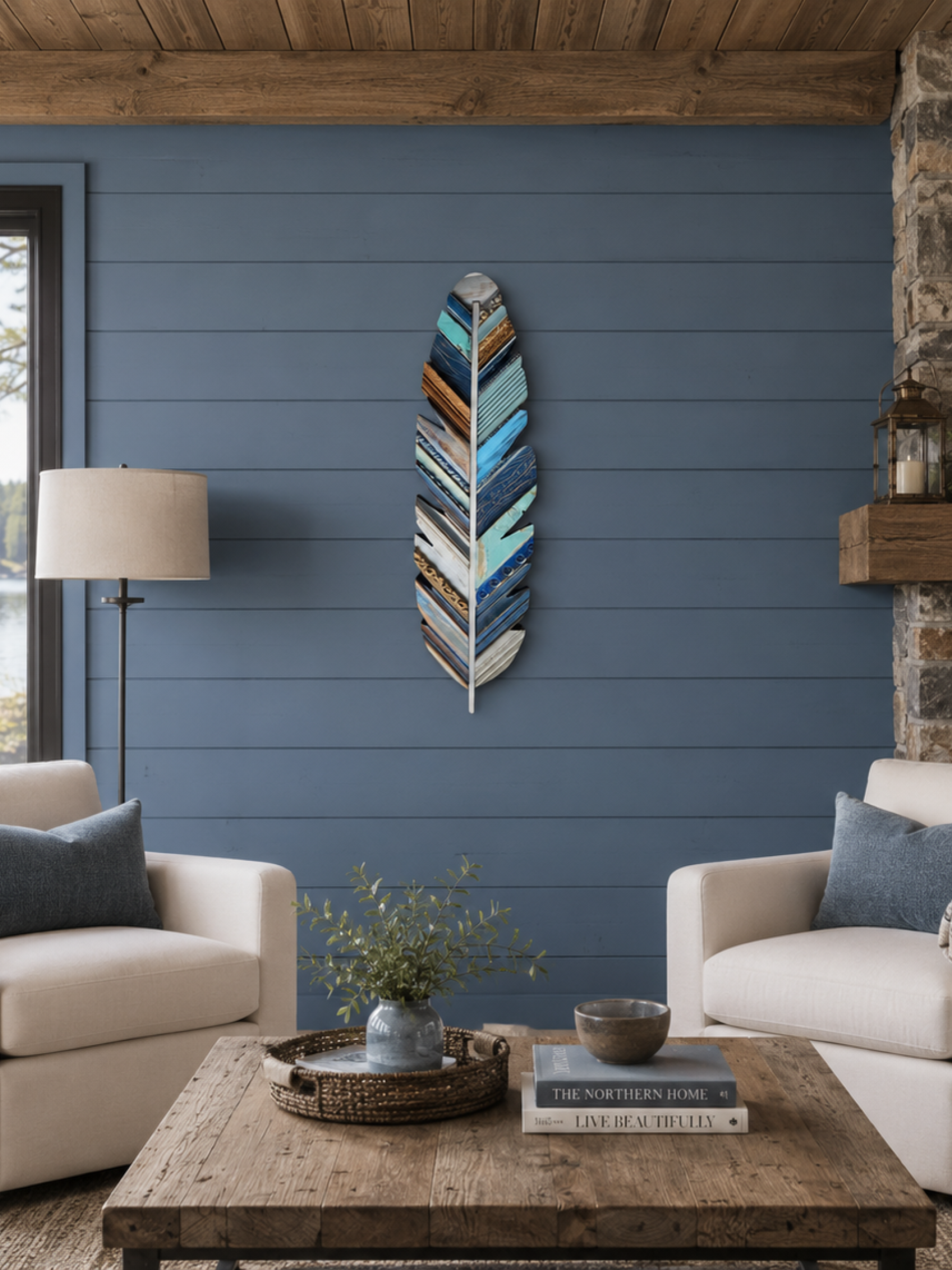 SOLD - Soar - Water Feather - 8 of 9