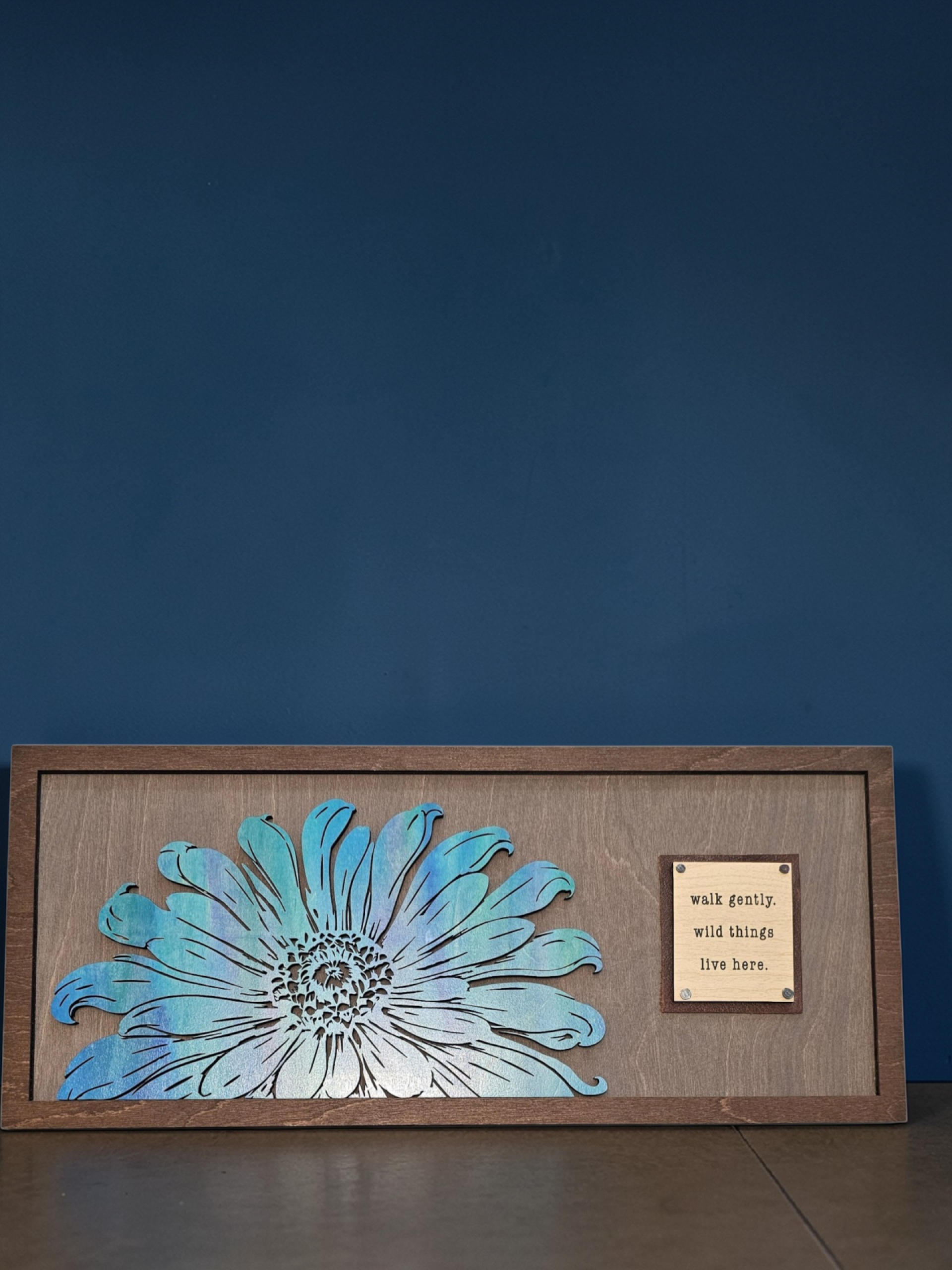 Walk Gently - Blue Multicolor -M-