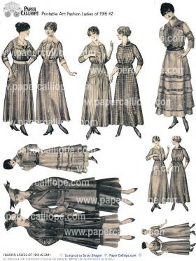 FASHION LADIES OF 1916 #2