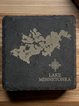 Slate Coaster - Lake Minnetonka