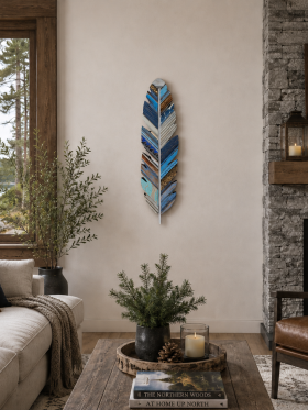 SOLD - Soar - Water Feather - 7 of 9