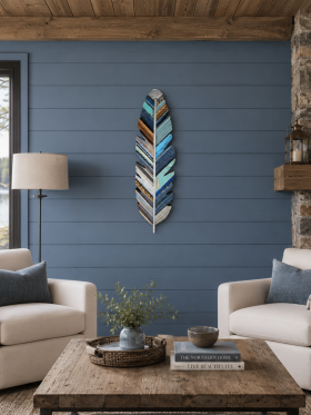 SOLD - Soar - Water Feather - 8 of 9