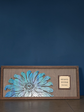 Walk Gently - Blue Multicolor -M-